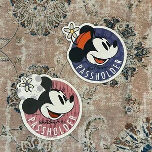 Minnie Mouse Annual Passholder Magnets